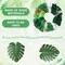163Pcs Jungle Party Balloons Garland Arch Kit, Gold Green Balloons Dinosaur Party Decoration with Palm Leaves for Safari Animal Wild One Birthday Baby Shower St Patricks Day Party Supplies